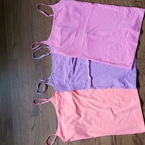4 Aeropostale tank tops, fun colors, size S